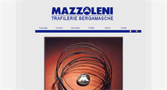 Desktop Screenshot of mazzoleni.it